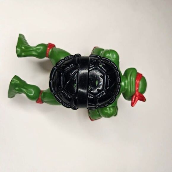 Vintage 1988 Teenage Mutant Ninja Turtles Raphael figure Hard head Playmates - Picture 5 of 8